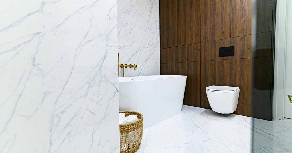 łazienka penthouseu w poznaniu